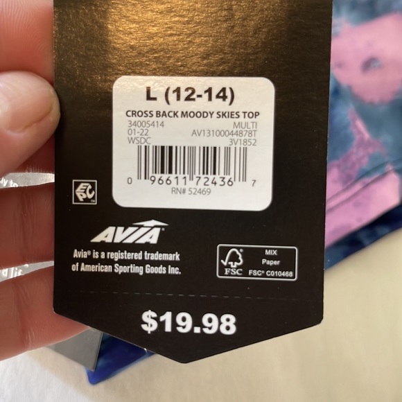 NWT- AVIA Swim- 2pc- top and bottoms- Bikini- swimsuit- swimwear 👙 - Picture 5 of 11